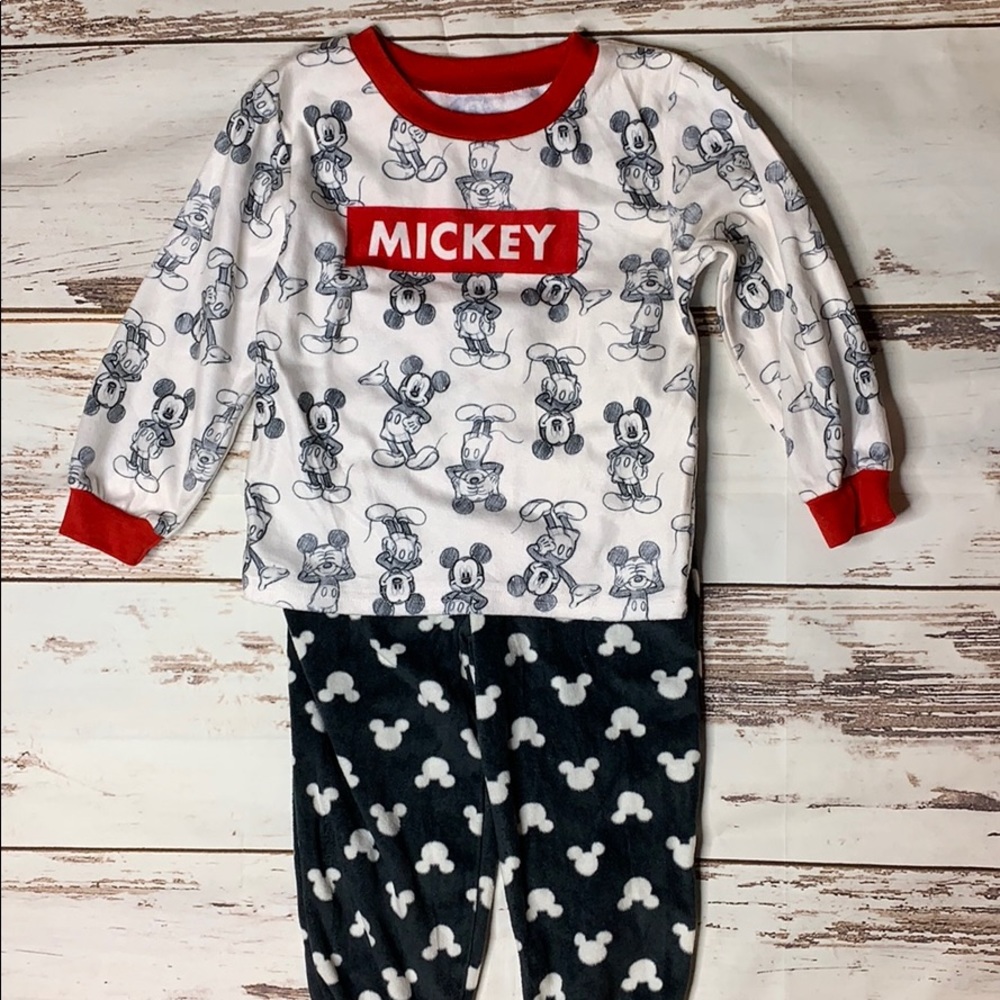 Disney Mickey Fleece Pajama Set 4T
